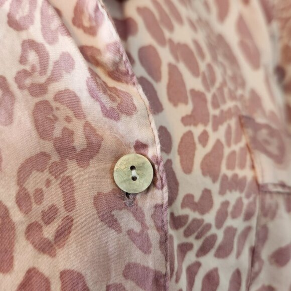 Natori Pajama Sleep Lounge Set, 100% Cotton, Pink and White. Size Small - Picture 4 of 16